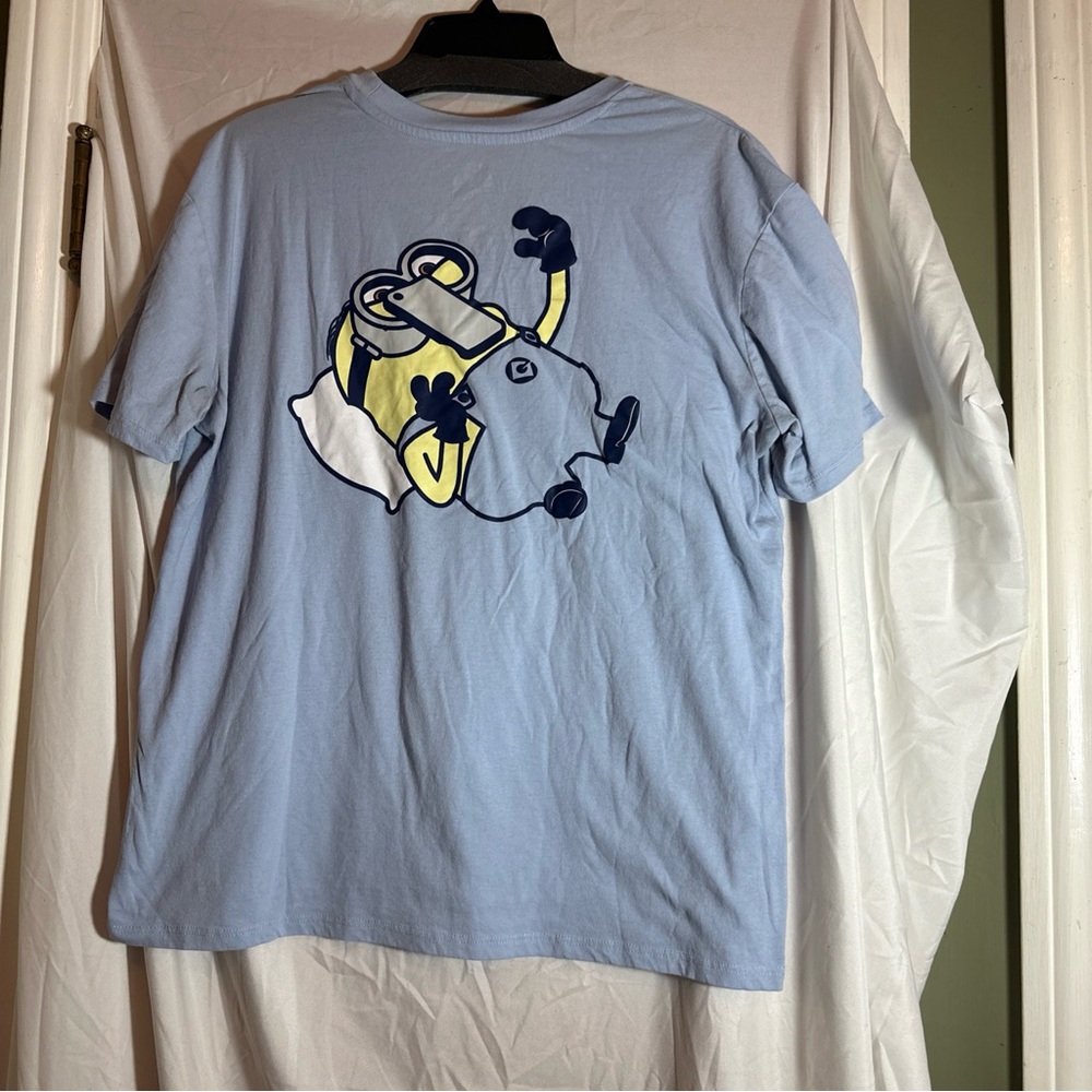 Minions The Rise Of Gru Men’s Blue Shirt XL Cell Phone Funny Short Sleeve